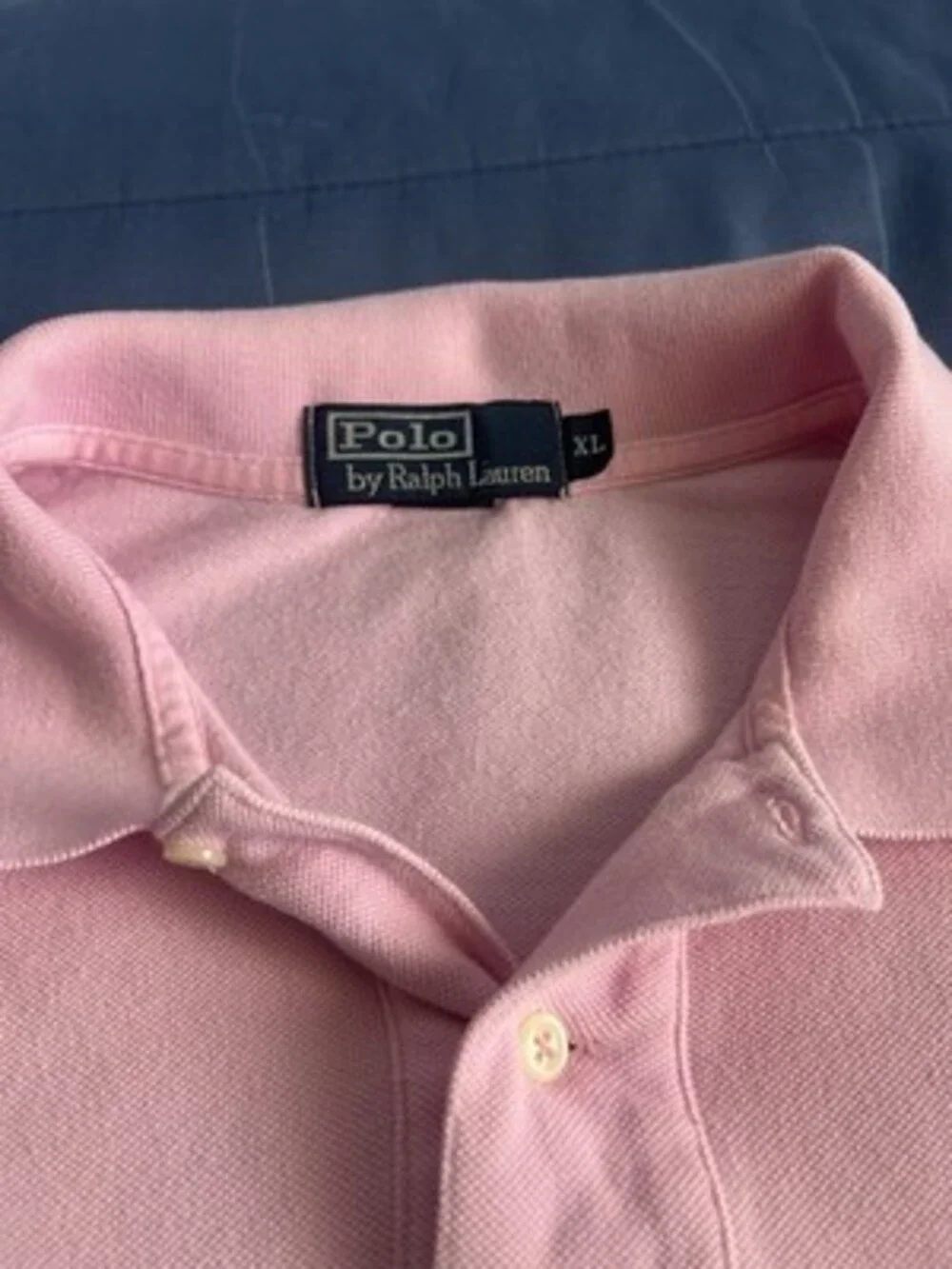 Vintage Polo Ralph Lauren Short Sleeve Polo Shirt Pony Classic Fit Pink Size XL